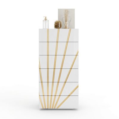 Bedroom Furniture Dressers and Chests Oro White Chest