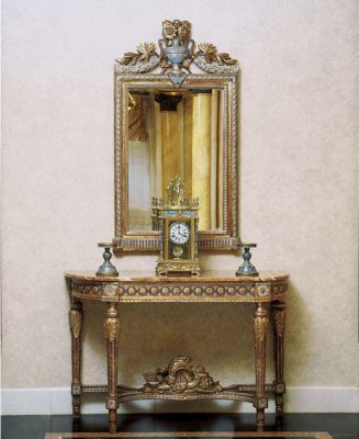 Hallway Console tables and Mirrors Doris Entrance Console w/ mirror