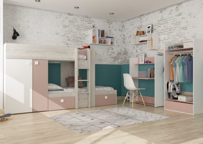 Brands Trasman Kids Bedroom, Spain Bo1 Reversible Bunk Bed 190cm