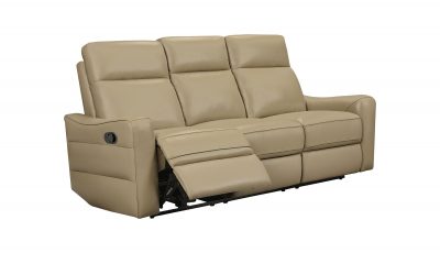 3517 Taupe Sofa w/ manual recliners