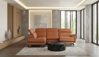 Living Room Furniture Reclining and Sliding Seats Sets Gea Left Sectional w/ recliner