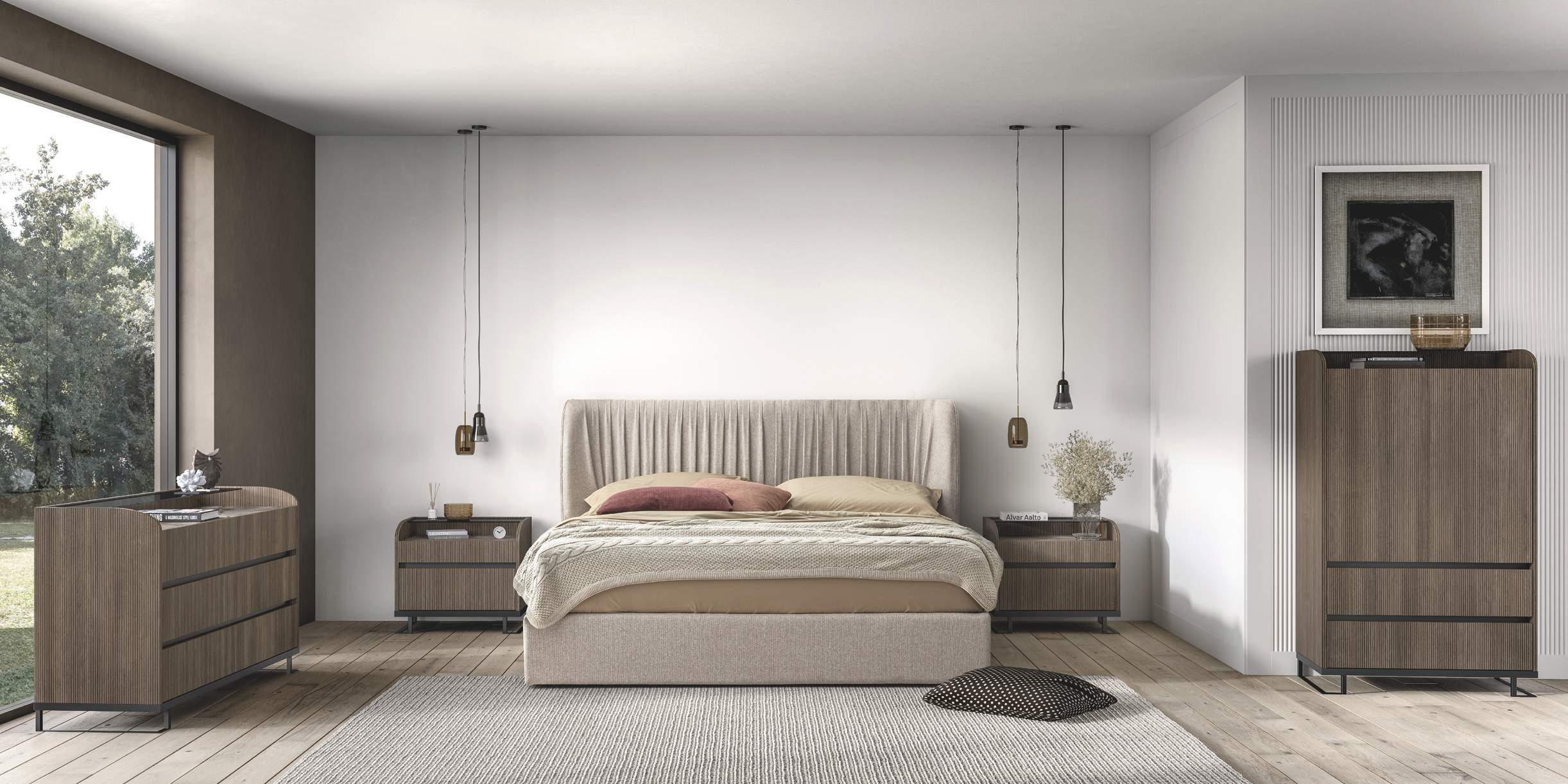 Bedroom Furniture Modern Bedrooms QS and KS Hexagon Bedroom