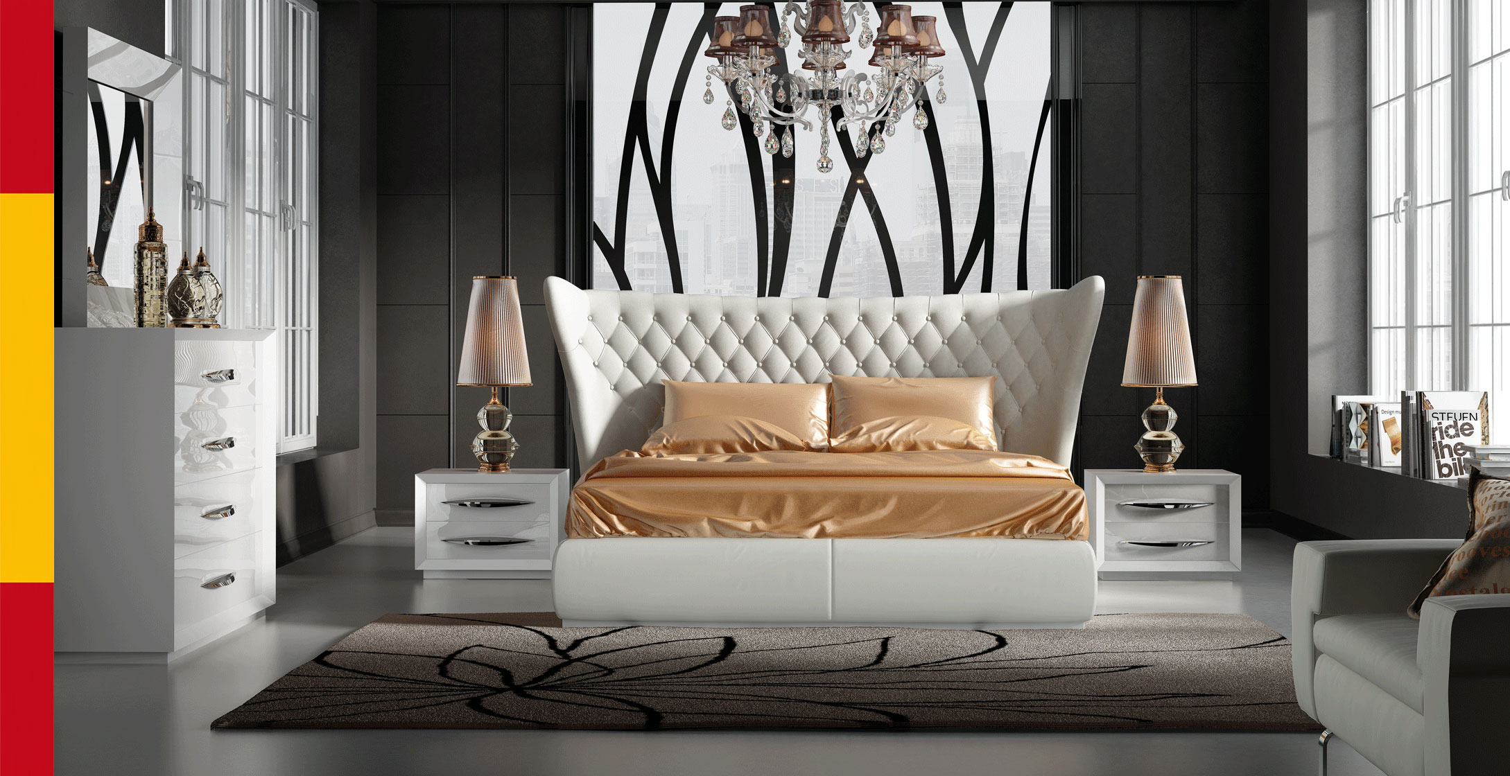 Bedroom Furniture Modern Bedrooms QS and KS Miami Bedroom