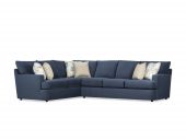 Oscar Sectional in Fabric Blue