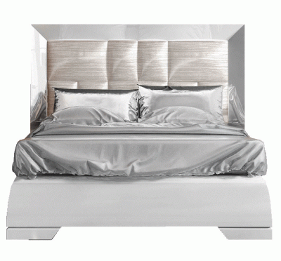 Carmen Queen size Bed White