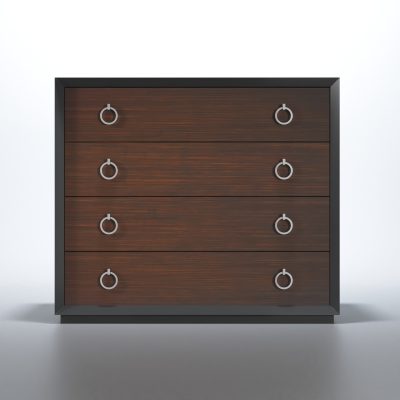 Dressers and Chests Emporio Black Dresser / mirror