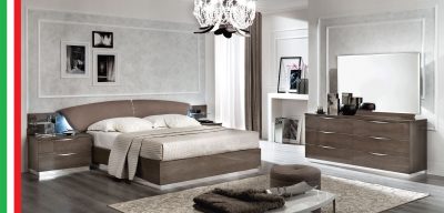 Bedroom Furniture Modern Bedrooms QS and KS Platinum QS DROP Bedroom SILVER BIRCH