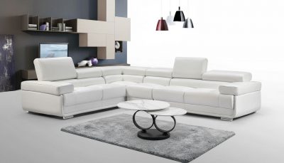 2119 Sectional - White