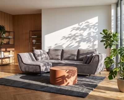 Sectionals Cocoli Sectional w/ bed Dark taupe