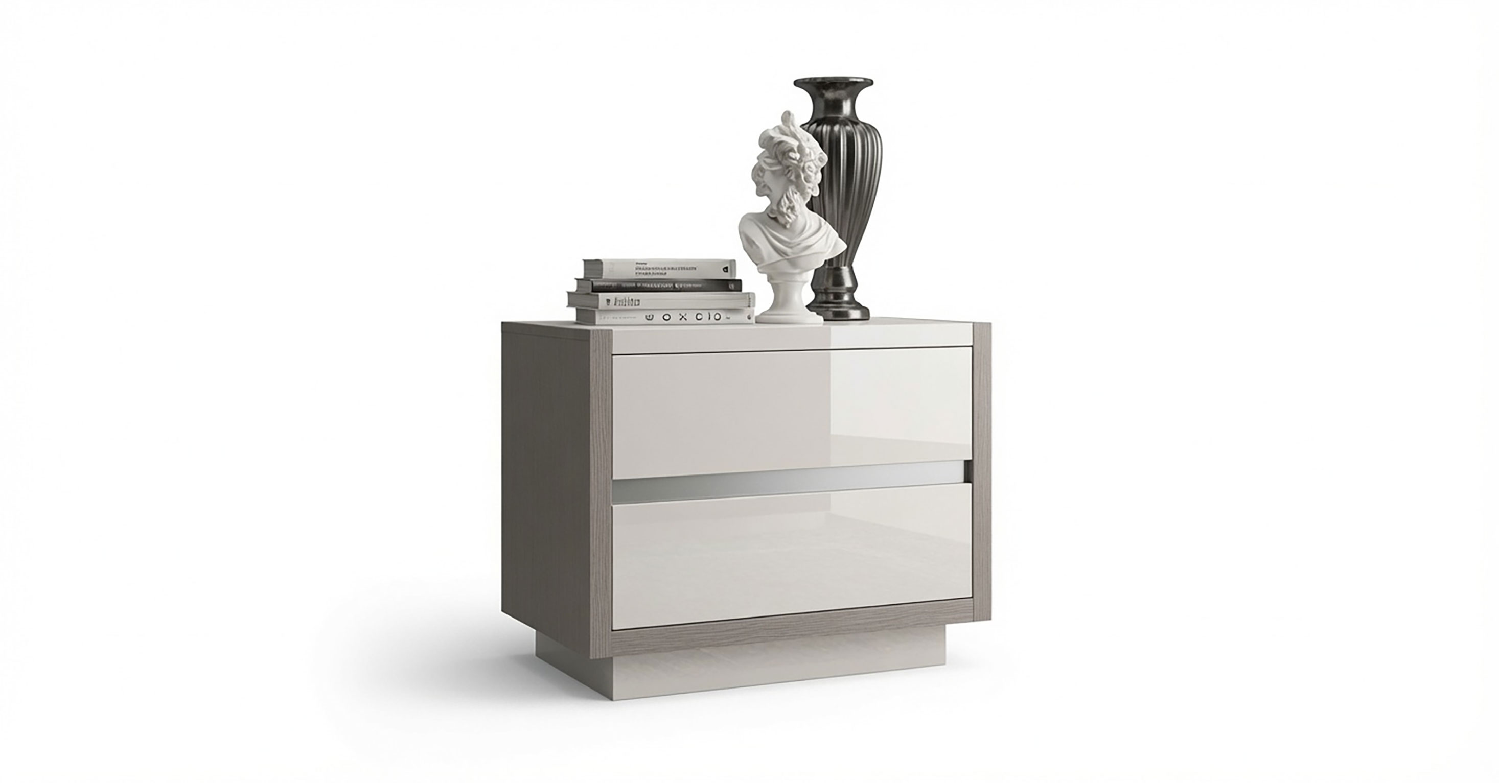 Bedroom Furniture Modern Bedrooms QS and KS Mangano Nightstand
