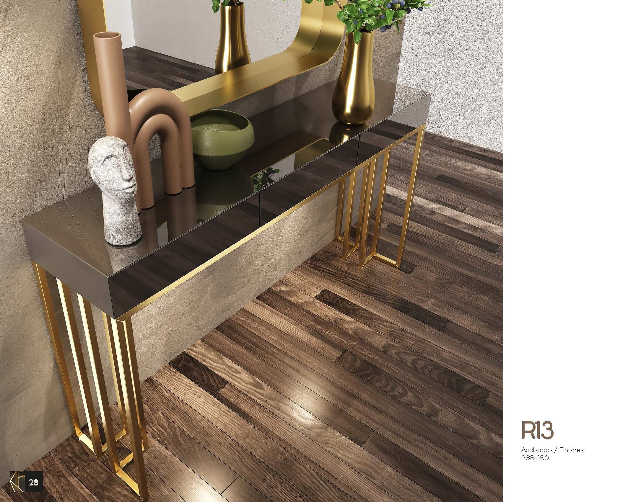 Wallunits Hallway Console tables and Mirrors R13 Console Table