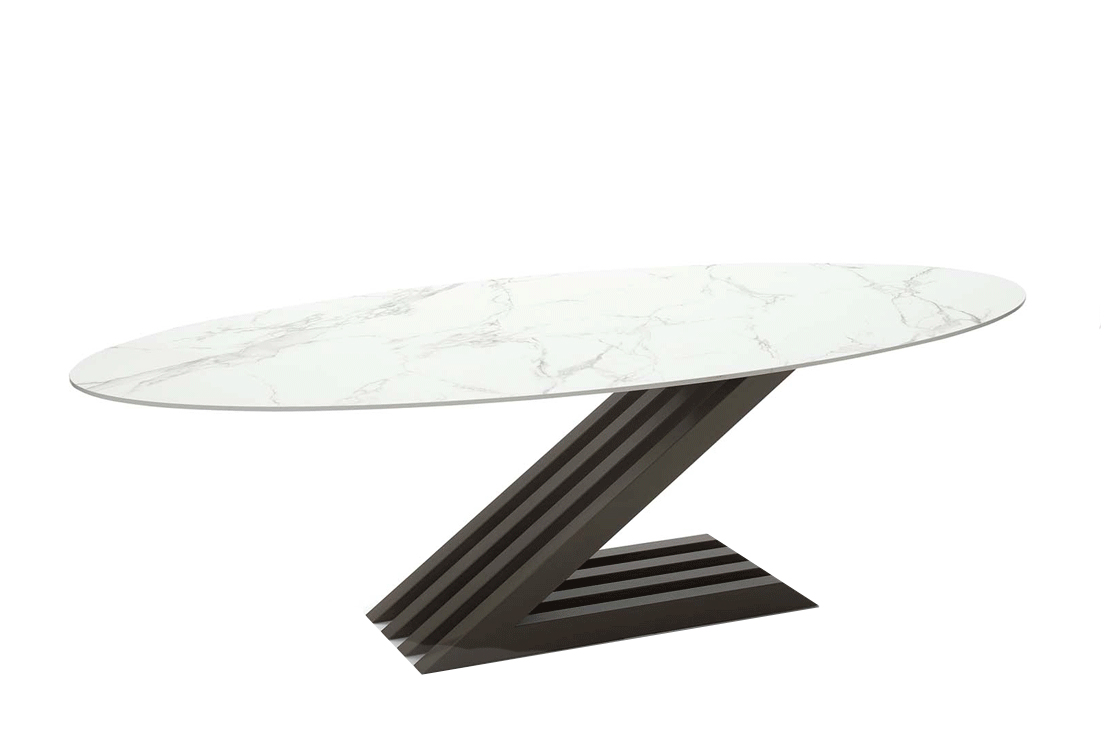 Dining Room Furniture Marble Tables Zara Oval Table