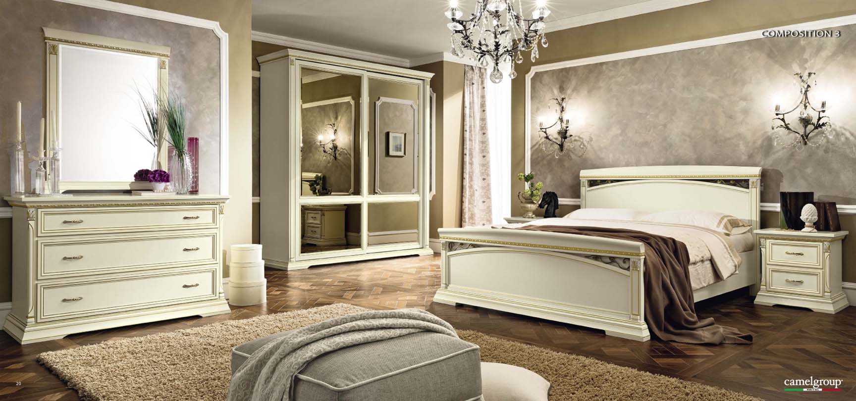 Brands Camel Traditional Collection, Italy Treviso Night Composition 3 in White Ash