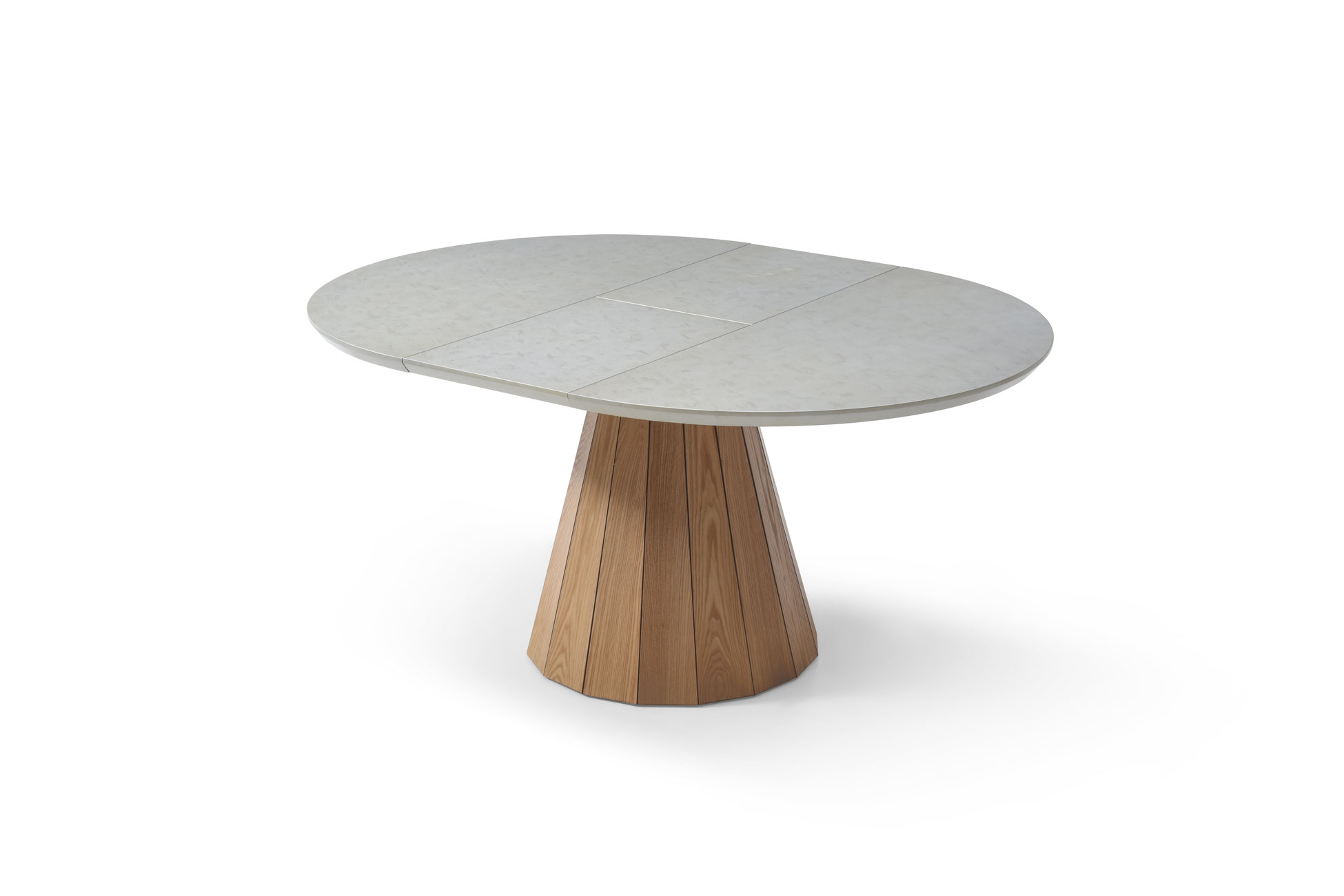 Dining Room Furniture Marble-Look Tables 9493 Dining table