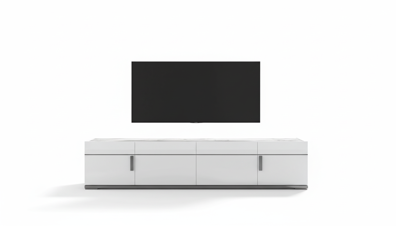 Wallunits Entertainment Centers Carrara TV stand