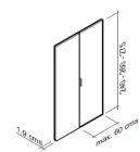 LEFT folding door set 240