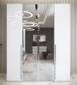 Dama Bianca -Onda 4 Door Wardrobe White